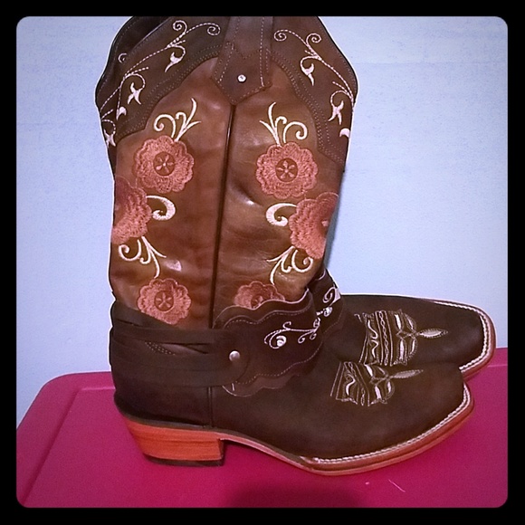R15 Boots cowboy boots 6 1/2 Mexico 9 USA - Picture 1 of 7